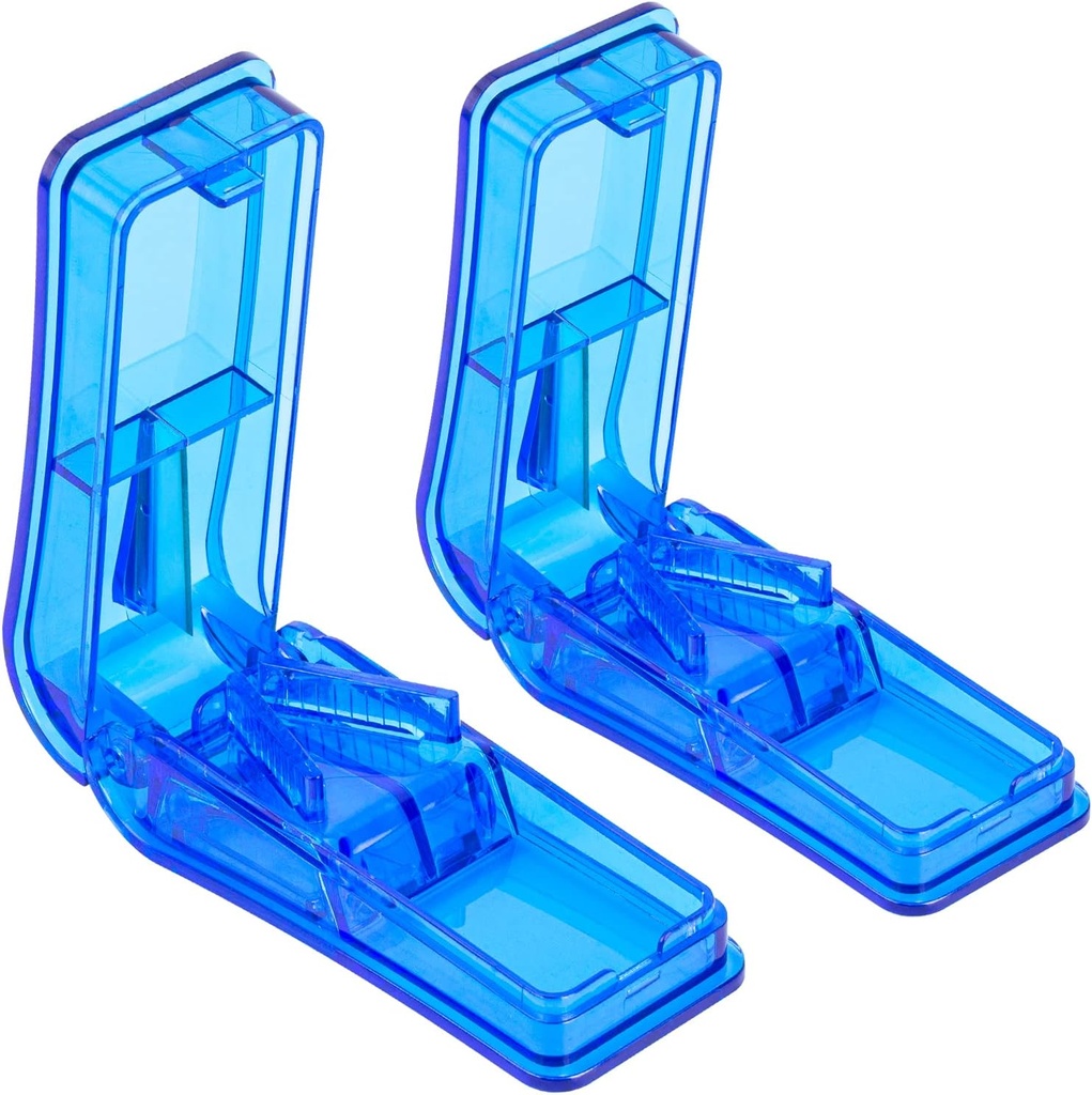 2PCS Pill Cutter, Professional Pill Splitter for Cutting Small Pills or Large Pills in Half