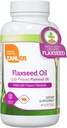 Zahler Orgánica Flaxseed Oil - 1000mg Softgels - Orgánica Omega 3 ALA Suplemento - Kosher No GMO Gluten Free Vegetarian-Friendly Flaxseed (90 Cuenta)