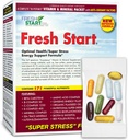 Fresh Start Complete Daily Vitamin Pack ← Energy Booster & Stress Support ← Vitamin A, B, C, D, E, B12, Minerales, Amino Acids, Omega-3-6-9, Panax Ginseng, Super Greens (30 Packets)