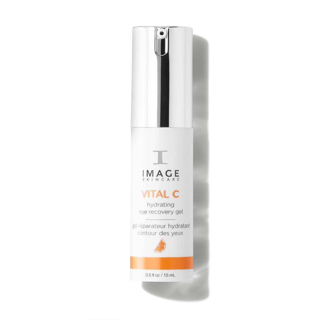 IMAGE Skincare, VITAL C Hidrating Eye Recovery Gel, With Vitamin C and Peptides to Reduce Appearance of Dark Circles, Bags, and Wrinkles Under Eyes, 0.5 fl oz