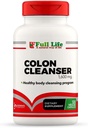 Full Life Colon Cleanser - Suplemento herbal con Cascara Sagrada y Senna Leaf - 120 Veggie Capsules