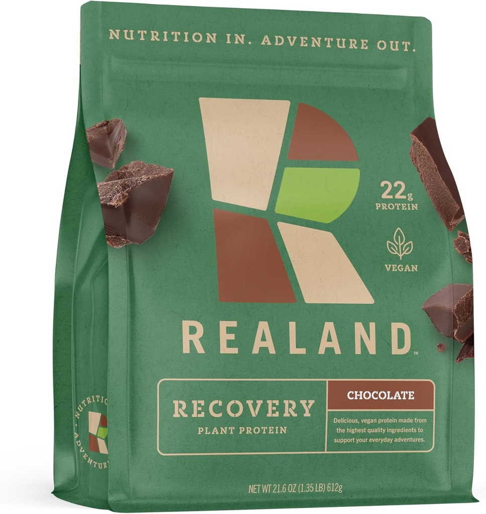 Chocolate Vegan Plant Protein Isolate - Fava Bean Protein Powder para la recuperación - 22g de Protein - 17 Servings