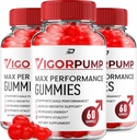Bomba de Vigor Gummies para Hombre – VigorPump Male Gummies All-Natural Suplemento, Bomba Vigor Gummies Comentarios (3 Pack - 180 Gummies)