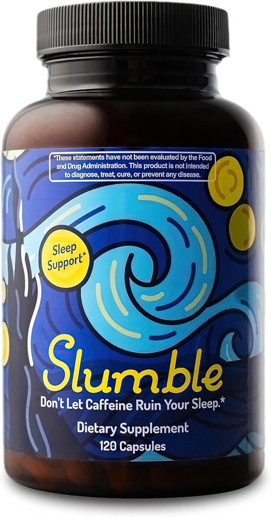 Asistencia para dormir – ayuda a eliminar la cafeína antes de acostarse con Sulforaphane, Evodia Fruit, Melatonin (4mg), Magnesium, L-Tryptophan &amp; B6 – Non-Habit Forming Natural Sleep Aid – 120 cápsulas, 60 días de suministro