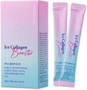 Líquido Multi Collagen Booster, 14 Pegatinas Coreana Belleza - 300 DA Anti-Envejecimiento &amp; Belleza Interior, Collagen 4000mg Elastine 100mg &amp; Ácido hialurónico 120g - Bajo Molecular Collagen Stick Suplemento (Single)
