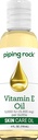 Piping Rock Vitamina E Oil TENIDO 5000 UI ANTE 4 fl oz Silencioso para la piel, la cara, el cabello, &amp; náuseas