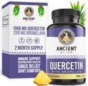 La antigua Bliss Quercetin con Bromelain ← Quercetin 1000mg Bromelain 200mg por servir ¦ apoya el sistema inmunológico, salud conjunta, salud respiratoria " bienestar general - 120 cápsulas