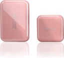 DUBSTAR Organizador de píldoras de viaje Moisture Caja de píldoras pequeñas impermeables para bolsillo 4+6 Compartimientos Portable Pill Case Medicine Vitamin Holder Container,Pink