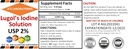 A2Z Ioduro de Lugol ecológico y Potasio 2% Solución 3000 mcg - Suplemento líquido gotas para soporte tiroideo para hombres, Metabolismo Salud, Detox Boost -16 Fl Oz/USA/Ships Hoy! (2 PK)