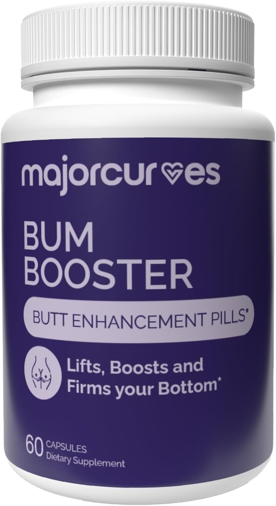 Bum Booster Pills – Butt Enhancement for Women, Booty Growth Capsules for Bigger Bum, Curvier HIPS y Glutes, Natural Brazilian Butt Lift Alternative with Fenugreek and Wild Yam
