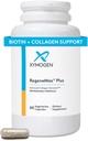 XYMOGEN RegeneMax Plus - Advanced Collagen Supplements with Biotin & Clinically Tested ch-OSA - Supports Skin, Hair, Nails & Bone Health - Collagen for Women &amp; Men (60 Capsules)