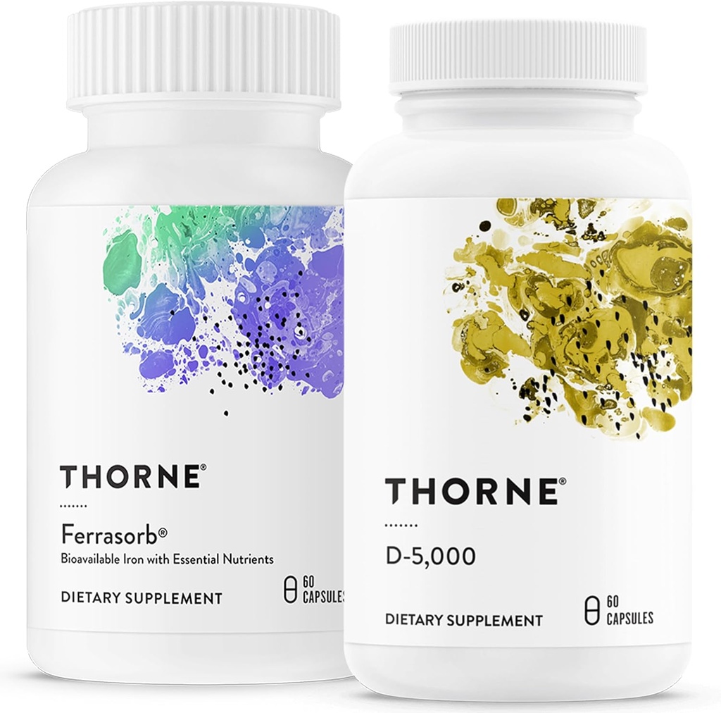 THORNE - Wellness Support - Blood Support & Vitamin D-5000 Combo - 60 Servings
