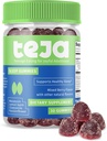 TEJA Apoyo al sueño Gummies para adolescentes y adultos, 0.3mg Melatonin Chewable Gummy, Melatonin Chewable, 30 Gummies