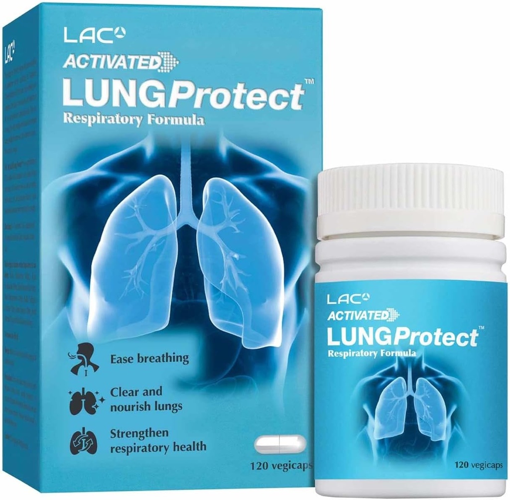LAC Activado Pulmón Protege Silencioso TCM Herbs ← Tradicional hierba china Suplemento Silencio Protege Pulmones, Mejoras &amp; mantiene Salud Respiratoria (120 vegicaps)