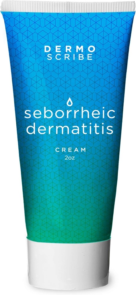 Crema de Dermatitis Seborreica, Crema Eczema, específicamente formulada para su aplicación a Esquí Itchy, Redness, &amp; Scaling, For Face, Chest & Scalp, 2 oz