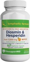 VITASUPPORTMD Fórmula linfática, Diosmin Hesperidin 1000 mg, MPFF Apoyo linfático, Apoyo al sistema linfático, Vitamina D3 y Suplemento de selenio, 60 cápsulas