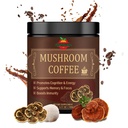 Café de seta - 5 Mushroom Adaptogen Mix - Salón Mane de león, Reishi, Cordyceps, Chaga y Turquía Tail - Café de seta instantáneo para Gut Health, Inmunity y Brain Boost-5.11 oz