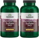 Swanson Glucosamine Sulfate 2Kcl 500 mg 400 Caps (2 Pack)