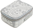 Rendimiento Organizador de píldoras de viaje Twill, Cloud Gray Paisley