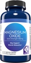 MD. Life Magnesium Oxide 400mg Capsules - High Absorption Magnesium Supplement for Leg Cramps, Sleep & Vascular Health - 60 capsules - Non-GMO Pills for Women