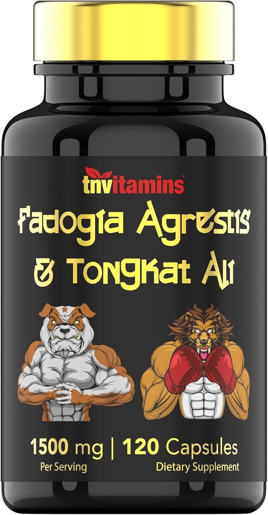 Fadogia Agrestis &amp; Tongkat Ali Suplemento: 1500mg - 120 Capsules TEN 750mg Cada uno de Tongkat Ali (Longjack) " Fadogia ← Fórmula Ultra Potente para los hombres para la nutrición deportiva, el rendimiento deportivo " .