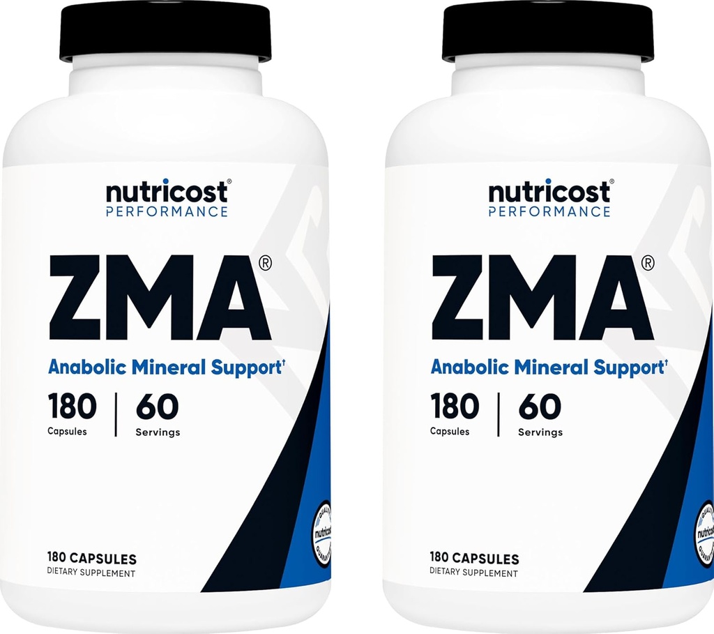 Nutricost ZMA 180 Capsules (2 Botellas)