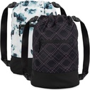 Mochila floral de 2 patas GOMOYO con correa de hombro ajustable, 18 x 14 x 7 pulgadas, perfecta para gimnasio, viajes y noches