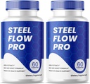 Acero Flow Pro Capsules, Prostat Health Supplement Pills - Maximum Strength, soporta la salud de la próstata, All Natural Formula Pack de 2 (120 cápsulas)