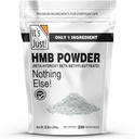 ¡Es sólo! - HMB Powder, 250g, Beta-Hydroxy Beta-Methylbutyrate, como Calcium HMB, Batch Tested Gluten Free, Non-GMO, Heavy Metal Tested, Keto Friendly (Unflavored, 250g)