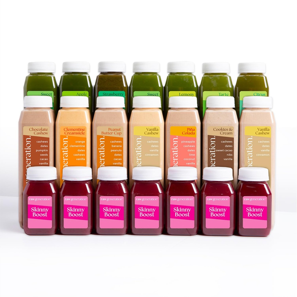 Raw Generation 7-Day Maintenance Program - Post-Cleanse Weight Management System TEN Natural Gut Detox TENIDO Apoyo sostenible a los resultados de limpieza