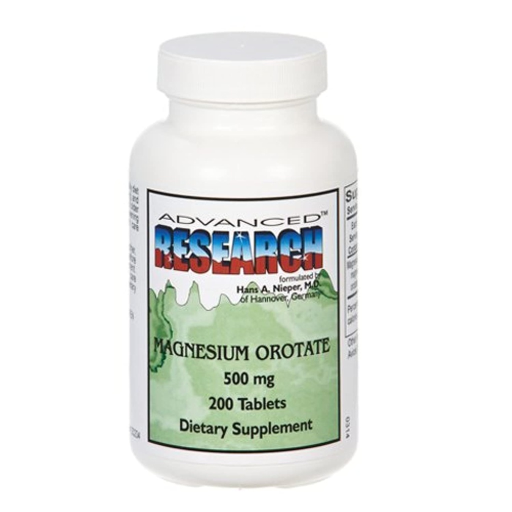 Dr. Hans Nieper Magnesium Orotate Tablets, 500 Mg, 200 Conde