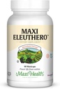 Maxi Health Eleuthero - 0.8% Eleutherosides - Stress and Energy Formula - 60 cápsulas - Kosher (QSG)