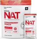 PRÜVIT OS NAT Strawberry Peach Keto Suplementos – Caffeine Free - para Hombres y Mujeres (20 Conde)