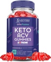 Slim Fusion Keto ACV Gummies Extreme 2000MG Advanced Slimfusion Keto Gummies Apple Sider Vinegar Formulado con Pomegranate Beet Juice Powder B12 Vegan Non GMO 60 Gummys