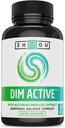 Zhou DIM Active - DIM Supplement, Hormone Balance for Women &amp; Men, Hormonal Support with 250mg Diindolylmethane - 60 Vegan Capsules