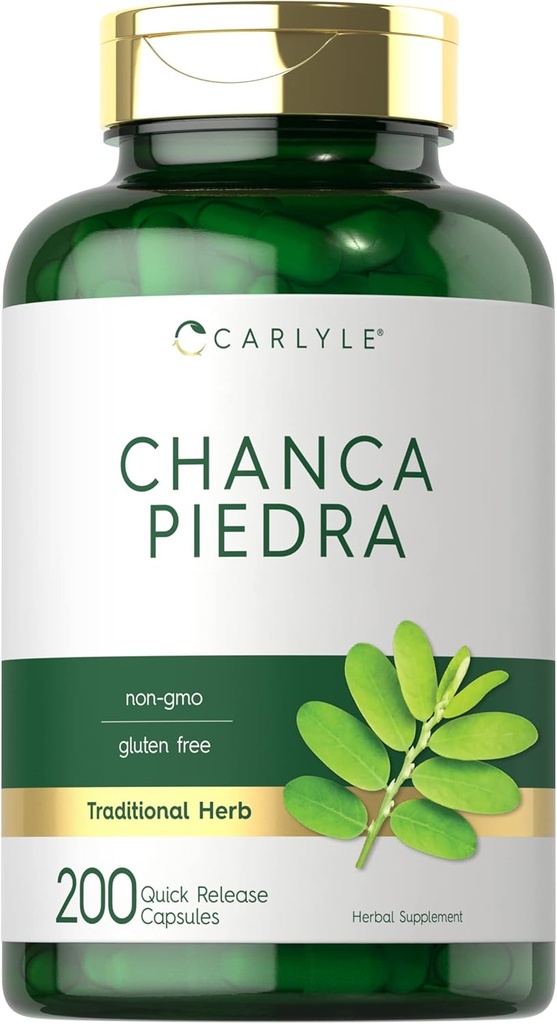 Carlyle Chanca Piedra  200 Capsules ← Non-GMO y Gluten Free Traditional Herb Formula