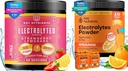 KEY NUTRIENTS Electrolytes & Multivitamin Hydration Powder Bundle – Juicy Strawberry Lemonade & Tangy Orange Electrolyte Powders (90 Servings Every) – Sugar-Free, Keto-Friendly, No Calories