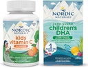Nordic Naturals Starter Pack - Los niños DHA Veg Gummy Chews and Kids Vitamin C Gummies