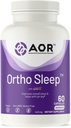 AOR, Ortho Sleep, mejora el sueño general &amp; ayuda con Jet lag, Suplemento natural con GABA, Melatonin, L-Theanine, Vegan, 30 Servimientos (60 cápsulas)