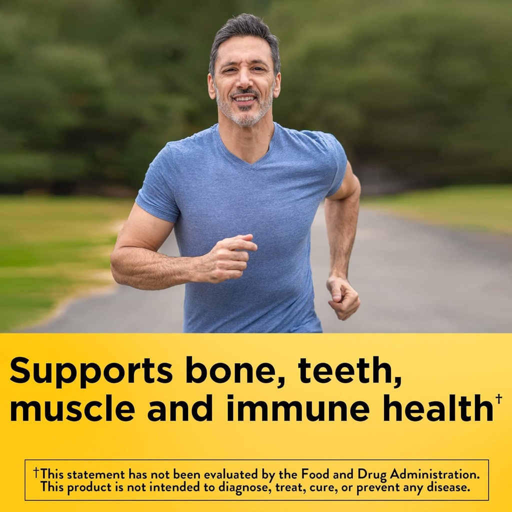 Nature Made Maximum Strength Vitamin D3 10000 UI (250 mcg), Suplemento dietético para bonificación, dientes, musculoso y apoyo a la salud inmune, 60 Softgels, 60 Day Supply (Pack of 2)