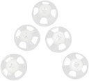 Hearing Aid Ear Piece Open Domes 6mm 5-Pack Comfortable PSAP (Personal Sound Amplifiers Product) Kit Ear Tips Invisible, Perfect for Open Air (Open fit), Except for RIC