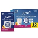 Juven Therapeutic Nutrition Drink Powder Incluido Peptides Collagen, Amino Acids, y HMB Para el soporte de curación de heridas, Fruit Punch, 30 Packets