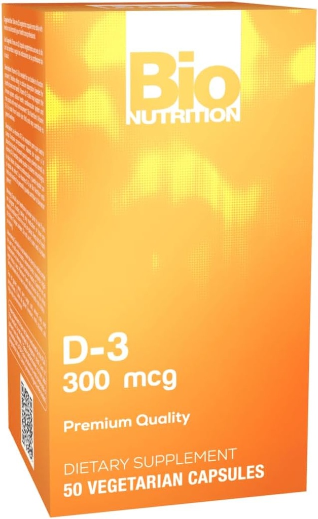 Bio Nutrition D3 12000 Iu Vegi-Caps, 50 Count