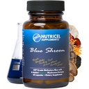Nutricel Methylene Blue Capsules with Mushroom Extracts: Lion's Mane, Reishi, Cordyceps, Chaga, Shiitake, Turkey Tail - Trusted Made in America Brand - 7mg (USP Referencia cumple) (60ct)