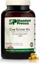 Standard Process Cod Liver Oil - Aids Healthy Skin &amp; Eyes with Omega-3 Fatty Acids & Vitamins A and D - Bone & Tooth Health Support - Gluten-Free, Non-Dairy & Non-Soy - 180 Softgels (60 Servings)