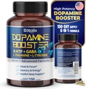 5-HTP + GABA con L-Theanine + L-Tyrosine - Mood & Focus, Memory & Energy, Restful Sleep Support - USA Hecho " Tested (150-day Supply (Pack of 1))