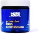 Swanson WIOTM Proactive Mind NourishmentTM Herbs, Brain Health, Better Memory, NeuroFactor® + Sharp-PS®, B Vitaminas, Gluten-Free, Vegan, Mental Wellness, 30 Veggie Capsules (30-Day Supply)