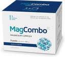 MagCombo - Magnesio concentrado, Fórmula especial de aceite para absorción máxima, enriquecido con vitaminas В2, В6, В12 y С, sólo 1 cápsula diaria. (Pack of 3)