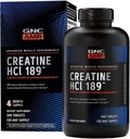 GNC AMP Creatina HCl 189 Píldoras, Clínicamente Probada Estrégica &amp; Muscle Builder, Rendimiento Atlético, Producción Energética, Suplemento de Recuperación, Absorbing rápido, Fórmula libre de gluten, 120 Servimientos