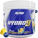 Alpha Supps Hydro 9 Aminos ANTE EAA + Hydration Fórmula  durable Aminoácidos esenciales EAAs Polvo con BCAAs &amp; Electrolitos 30 Servimientos - Blueberry Lemonade